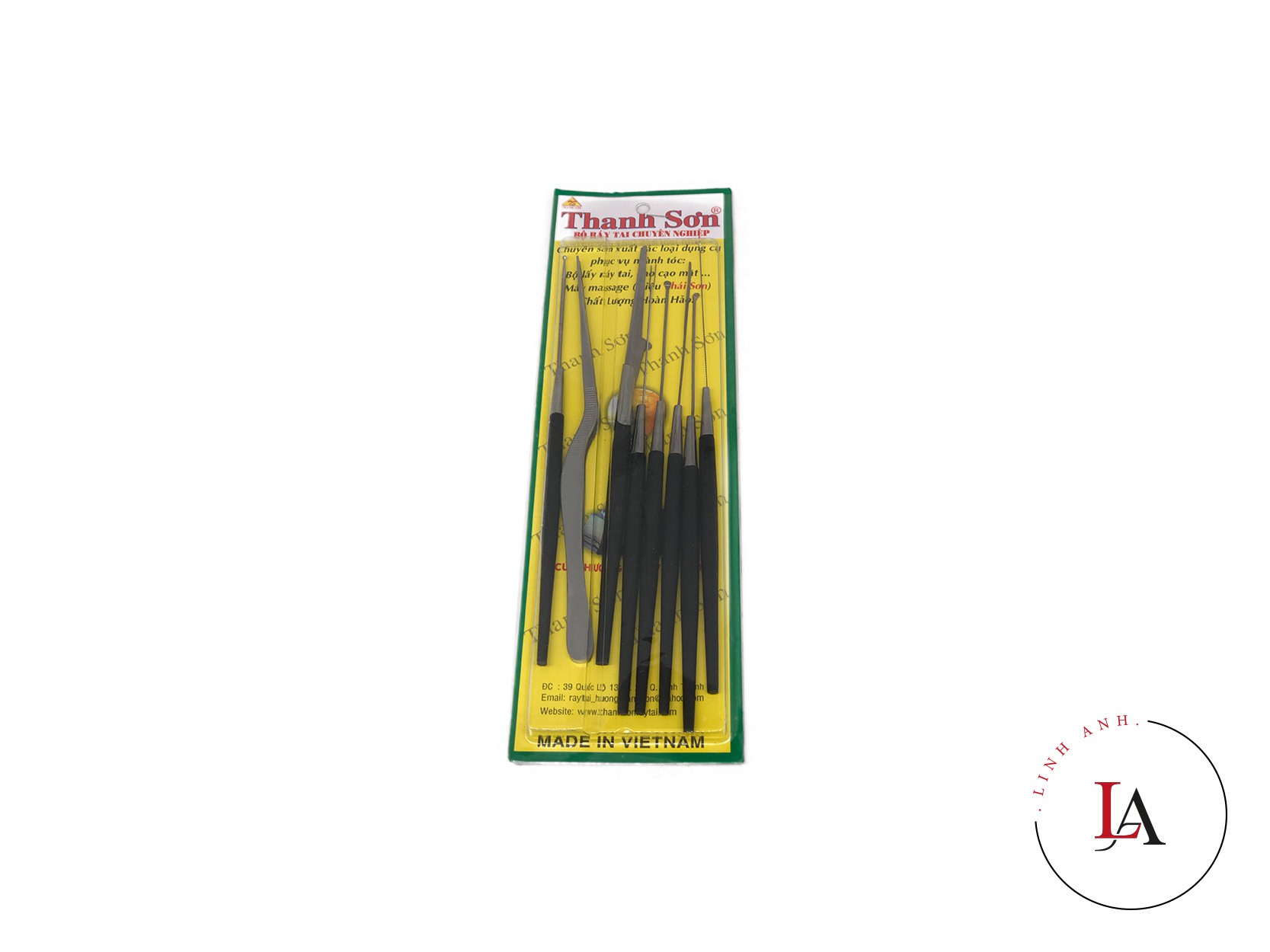 Bộ lấy ráy tai Thanh Sơn cán gỗ